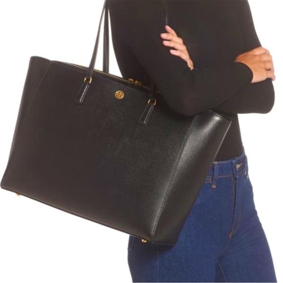 Tory Burch leather tote bag - Picture 1 of 6